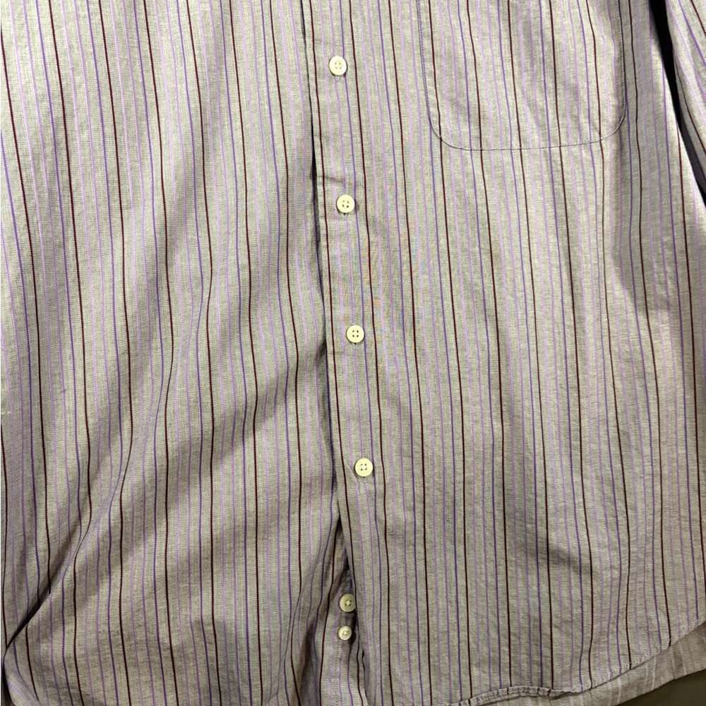 Alan Flusser Cotton Button Down Medium - image 4
